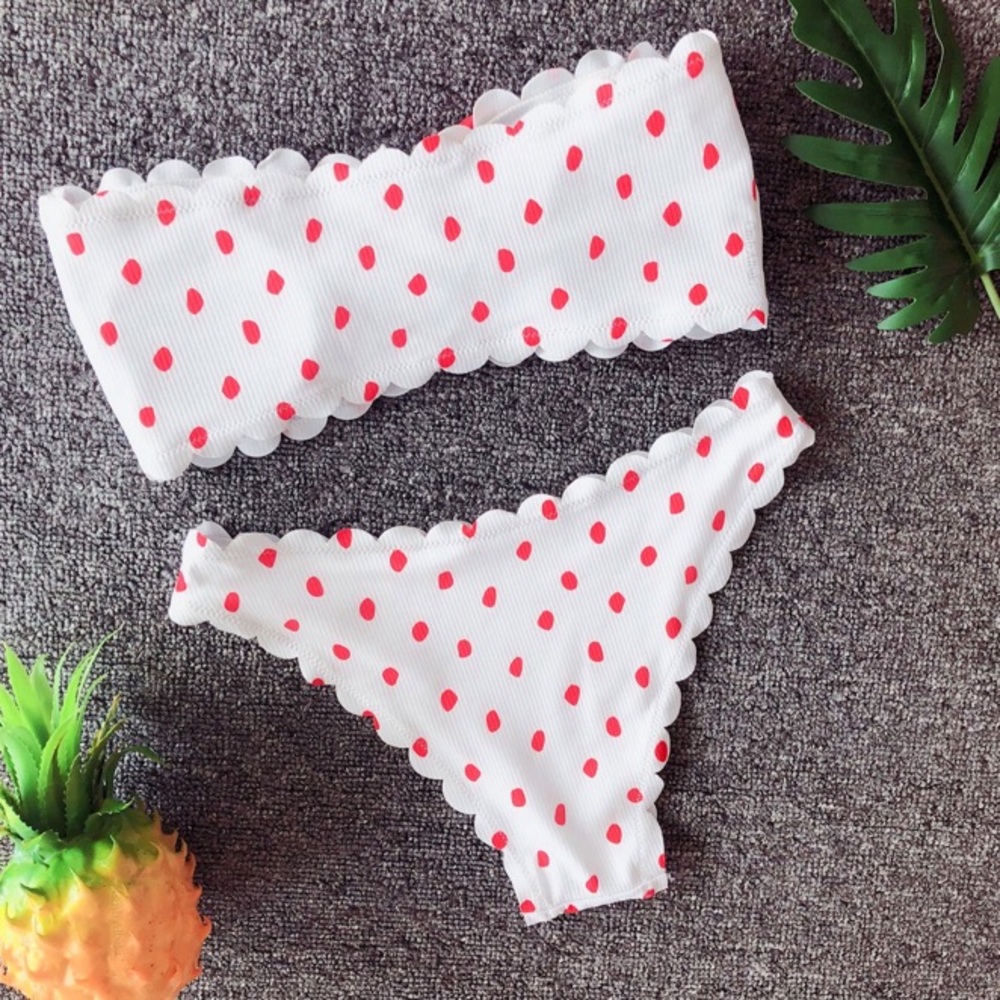 ♡ POLKA DOT BIKINI SET ♡ - Picture 4 of 6